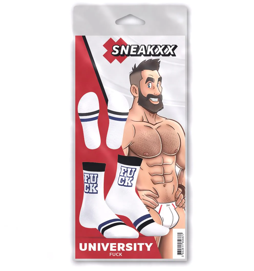 SNEAKXX "University Fuck" Skater Socks - Image 4