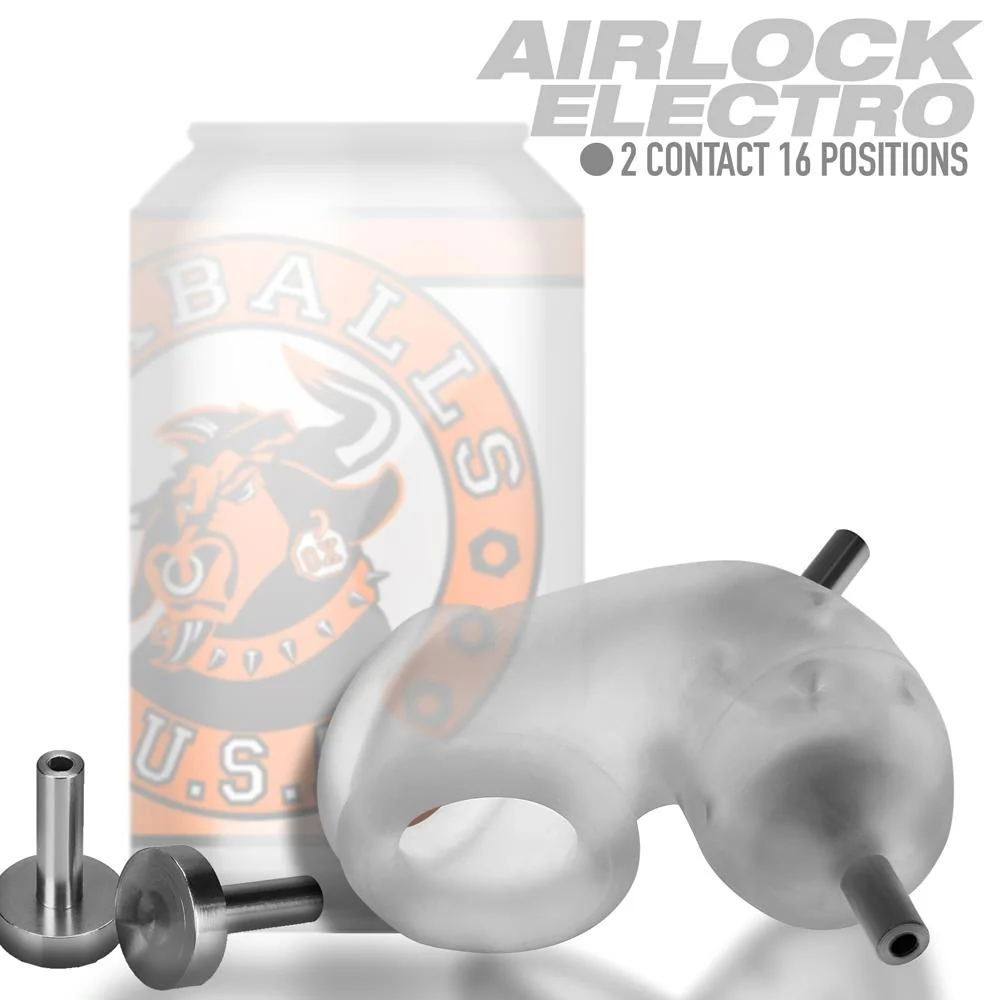 OXBALLS Airlock Electro Sheath, Clear Ice - Image 3