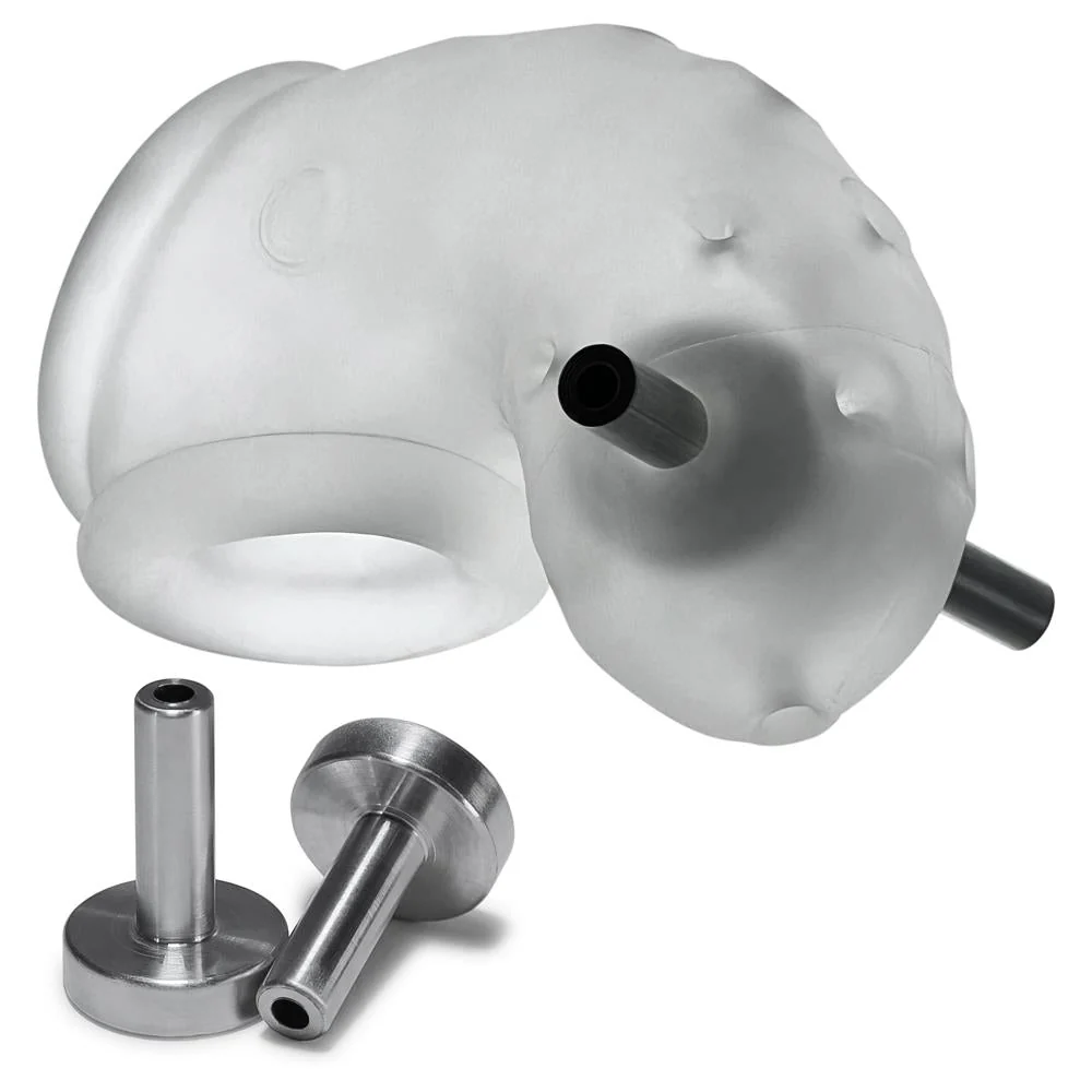 OXBALLS Airlock Electro Sheath, Clear Ice - Image 5