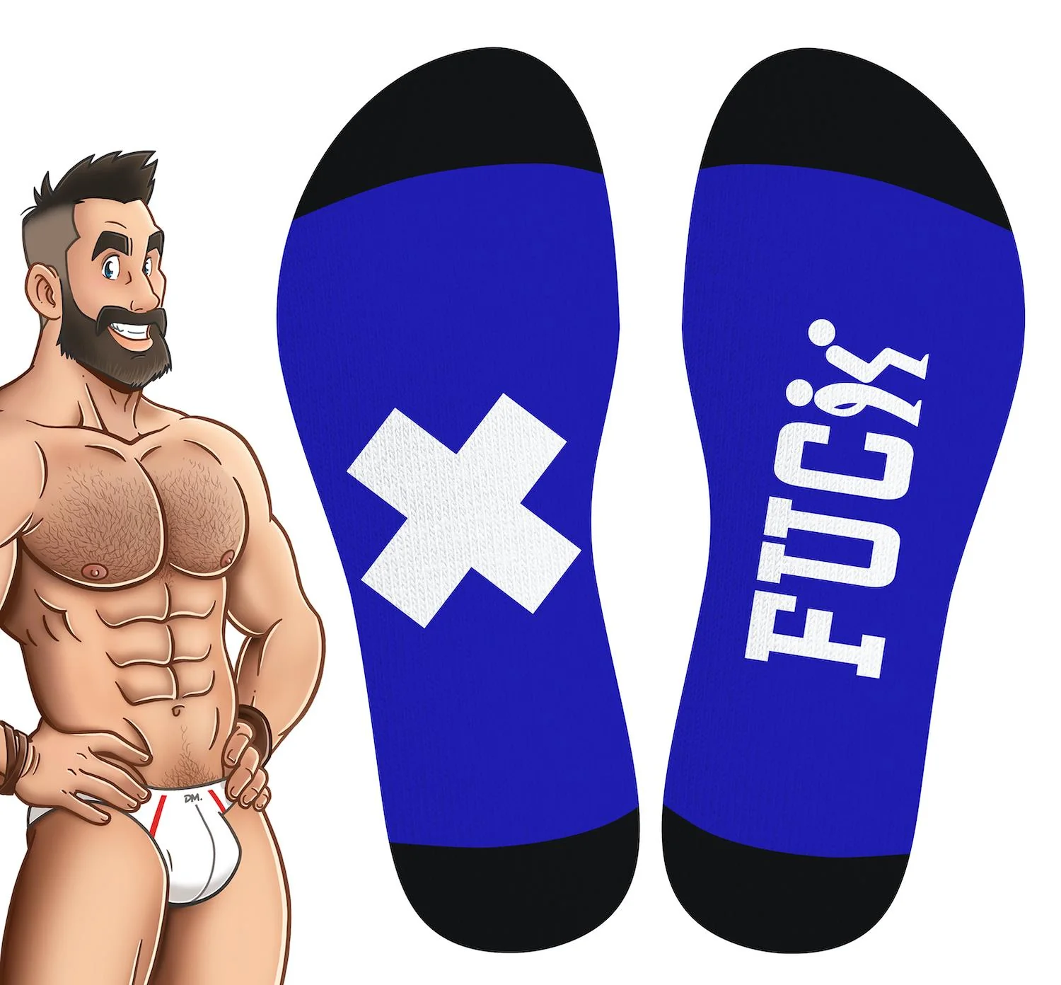 SNEAKXX "Fuck" Football Socks - Image 3