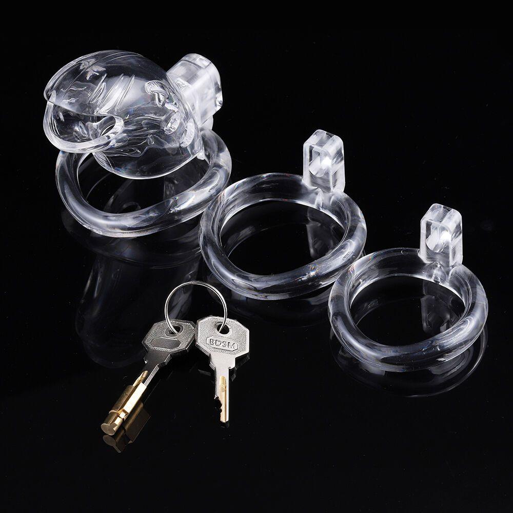Shark, Chastity Cage with Built in Lock - Image 3