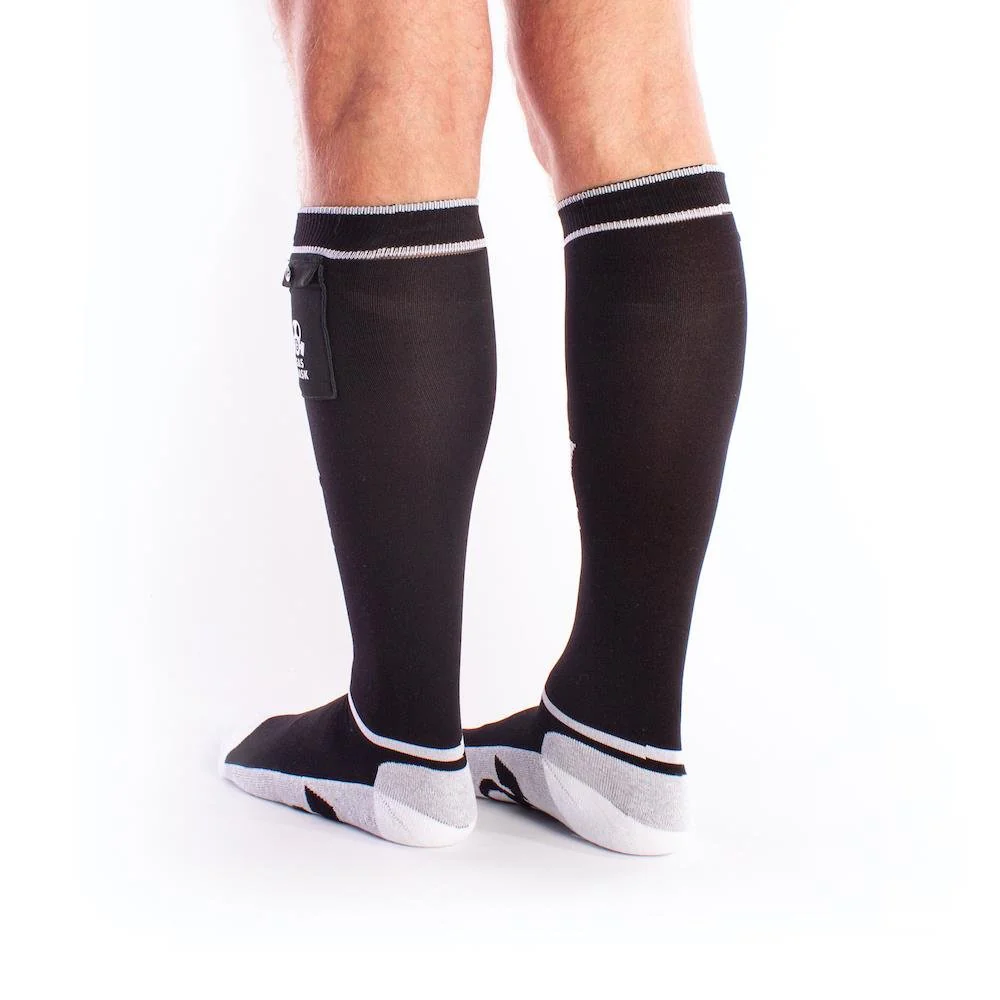 Gas Mask Party Socks with Pockets - Image 3