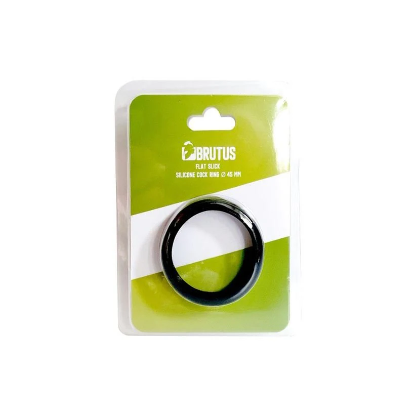 Brutus Flat Slick Silicone Cock Ring - Image 4