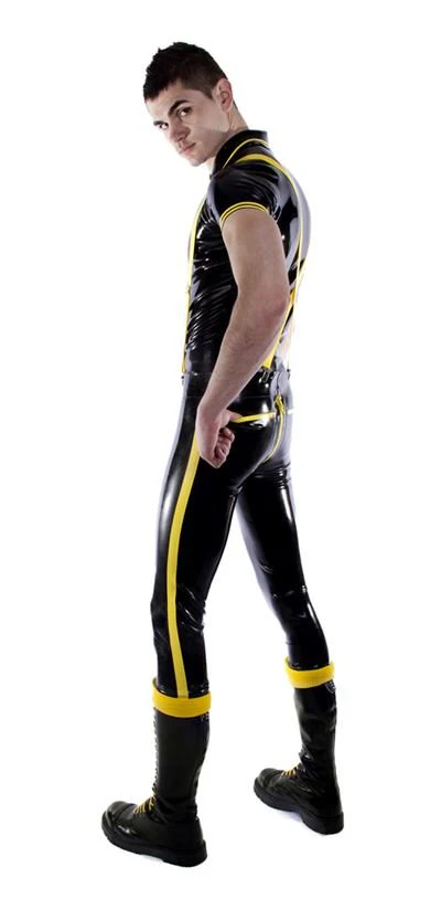 Fitted Rubber Polo Shirt - Image 3