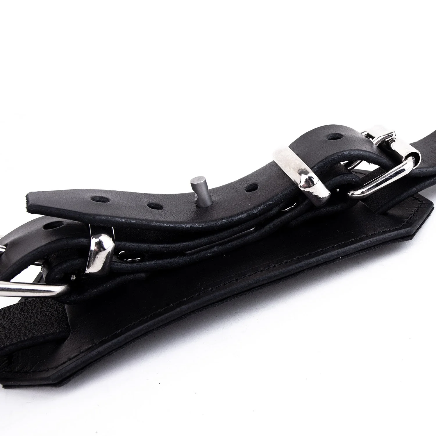 Elbow Binder Restraint, Locking Leather Strap - Image 4